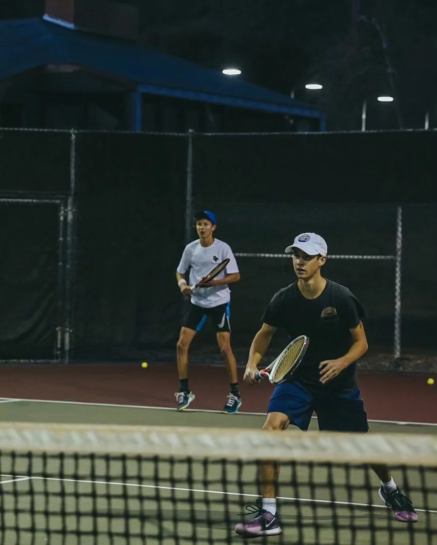 Doubles strategy particularly movement off of the ball is a skill that comes with direction and experience. Learning where to stand, how to move together, how to communicate strategy, and how to close the net are skills we focus on regularly. Becomin