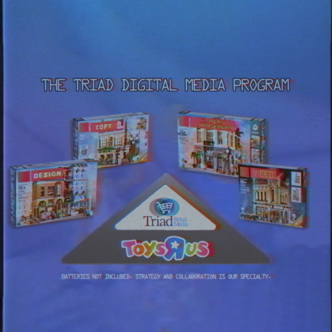 Triad Retail Media Program 80's LEGO