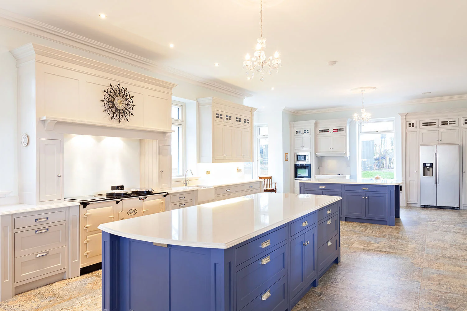 Hand-painted kitchen in Monkstown, Co. Cork, Munster, Ireland