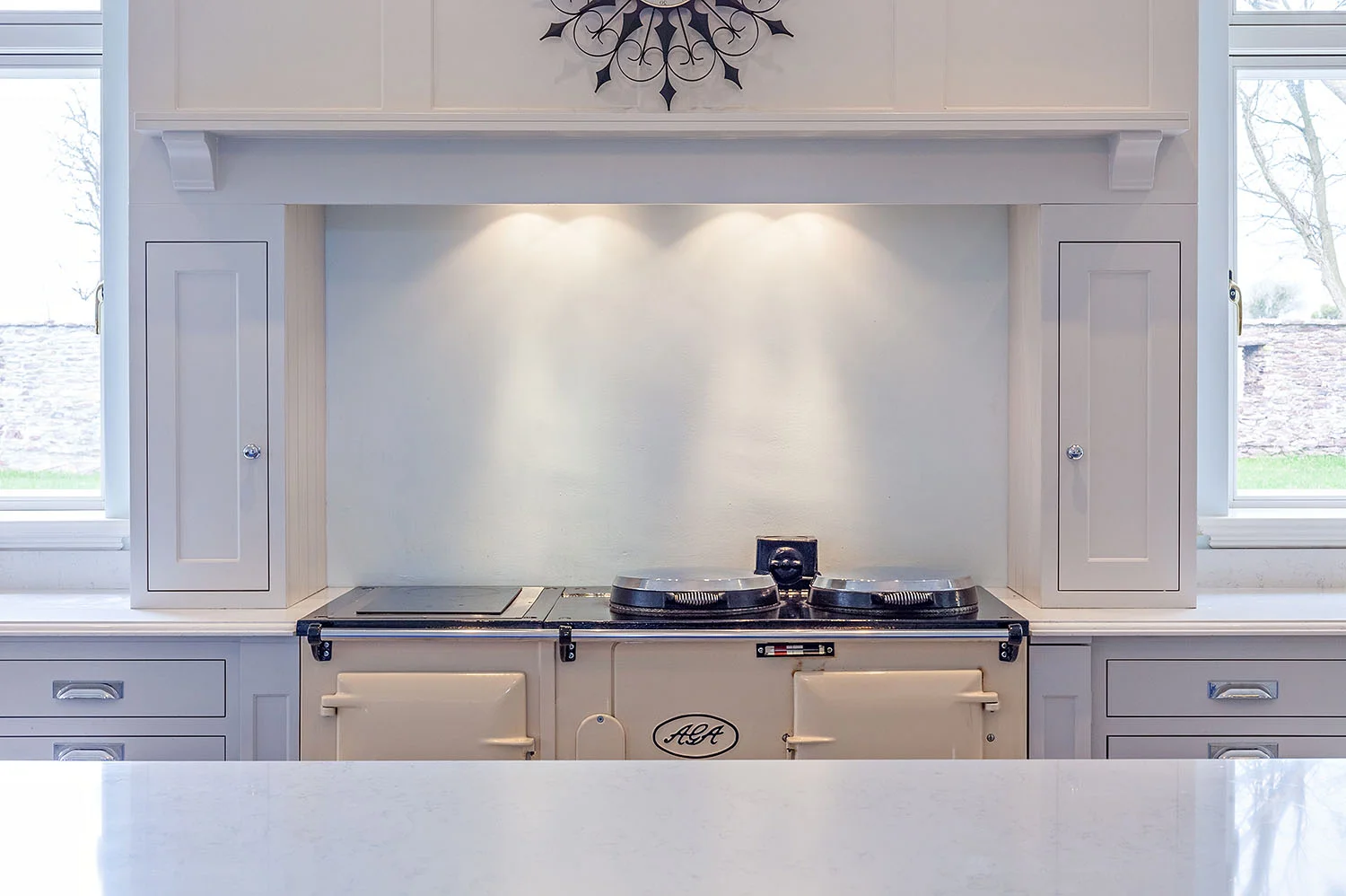 Hand-painted kitchen in Monkstown, Co. Cork, Munster, Ireland