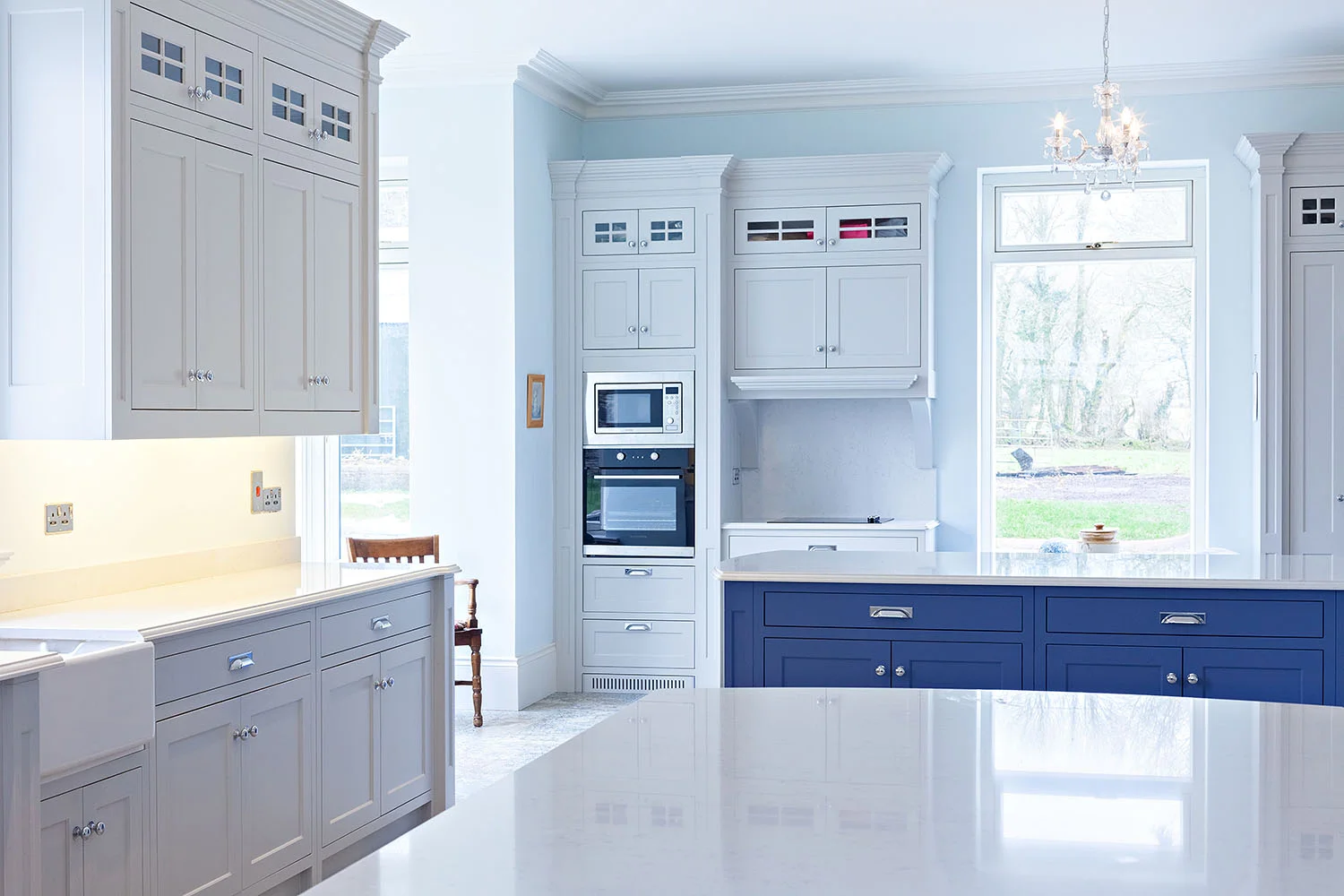 Hand-painted kitchen in Monkstown, Co. Cork, Munster, Ireland