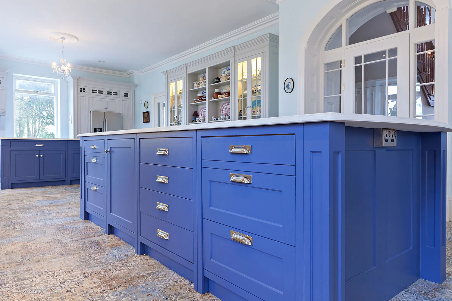 Hand-painted kitchen in Monkstown, Co. Cork, Munster, Ireland