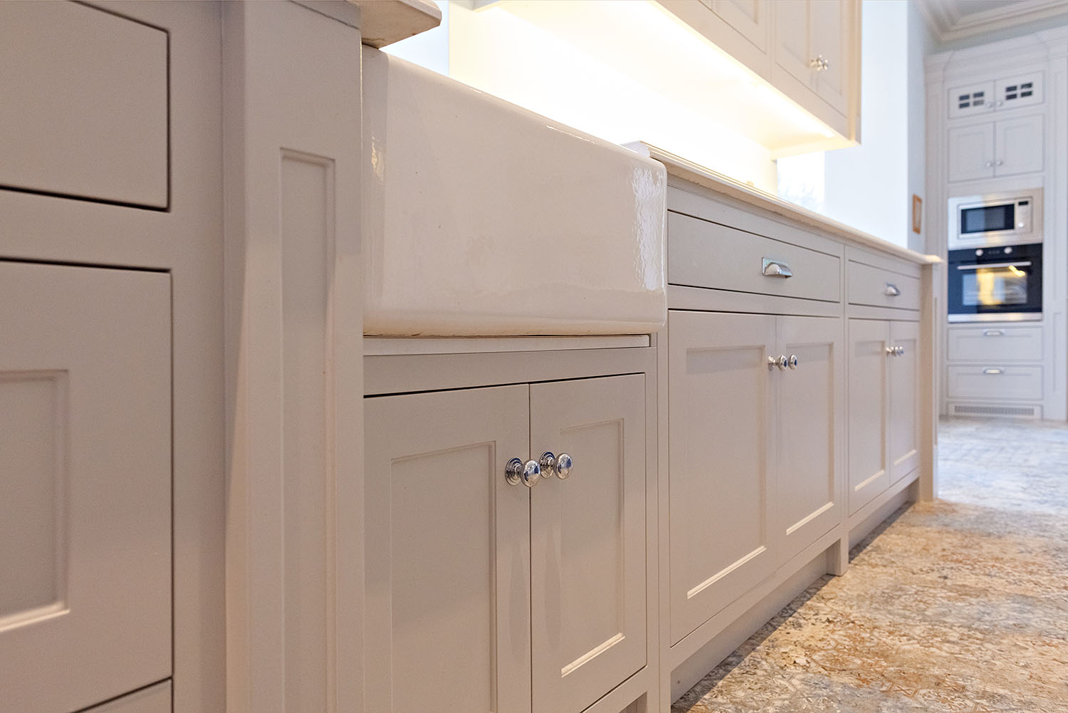 Hand-painted kitchen in Monkstown, Co. Cork, Munster, Ireland