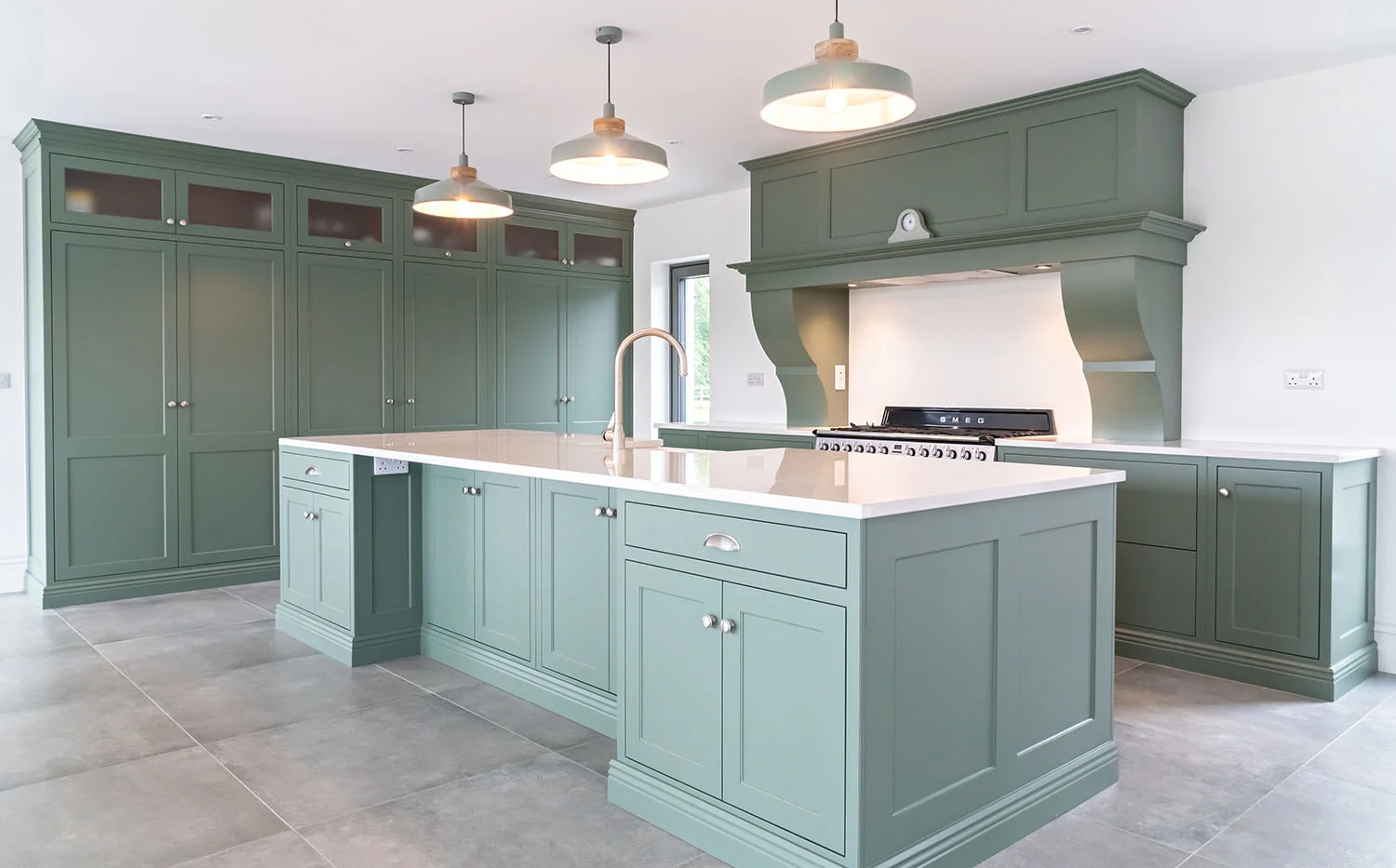 Hand-painted kitchen in Killeagh, Co. Cork, Munster, Ireland