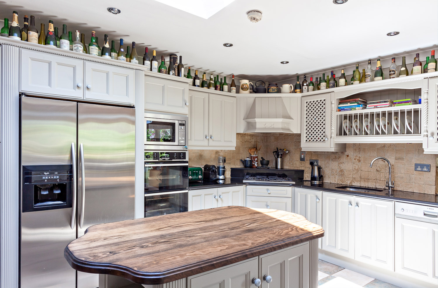 The finished kitchen.
