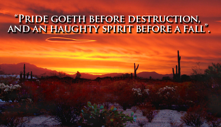 #824 Pride goes before the Fall