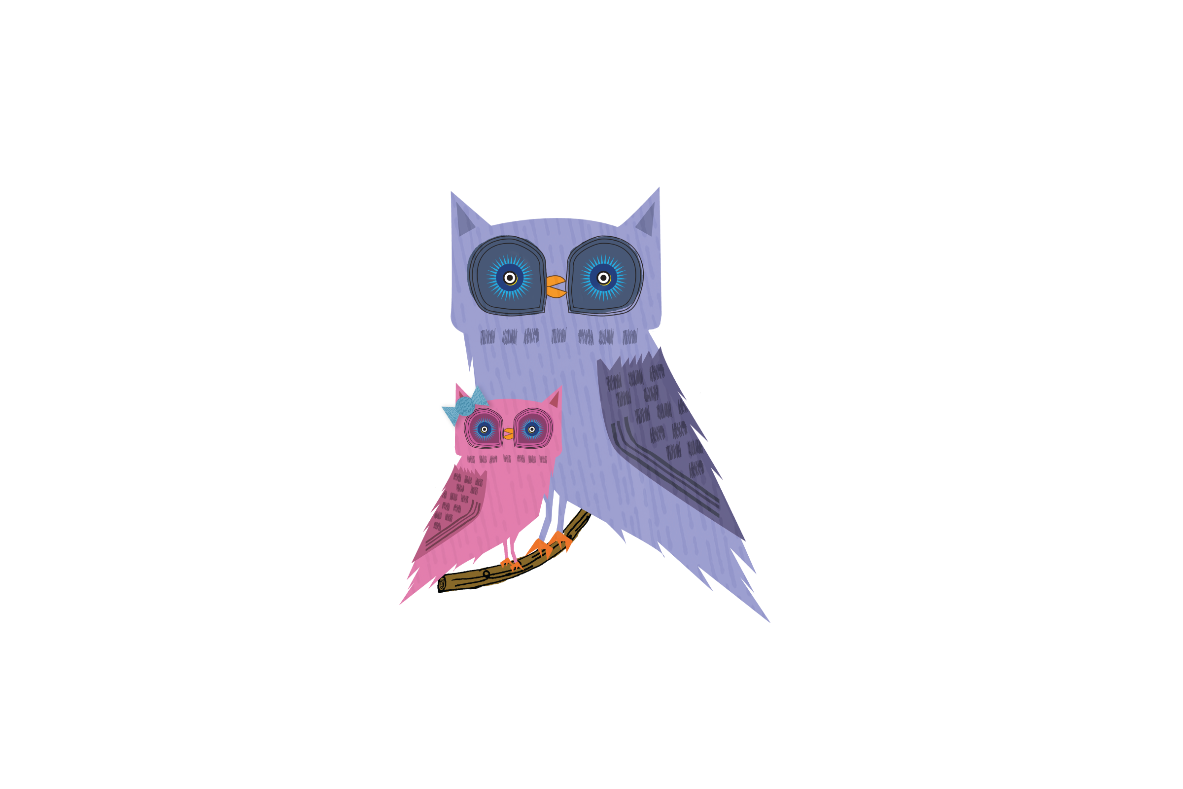 identity for Screaming Owl, online boutique