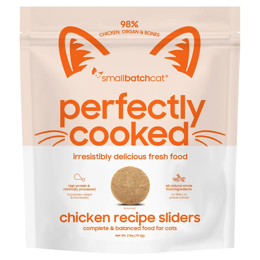 perfectly cooked cat chicken — Smallbatch | Dog \u0026 Cat Food, image size:1000x1000