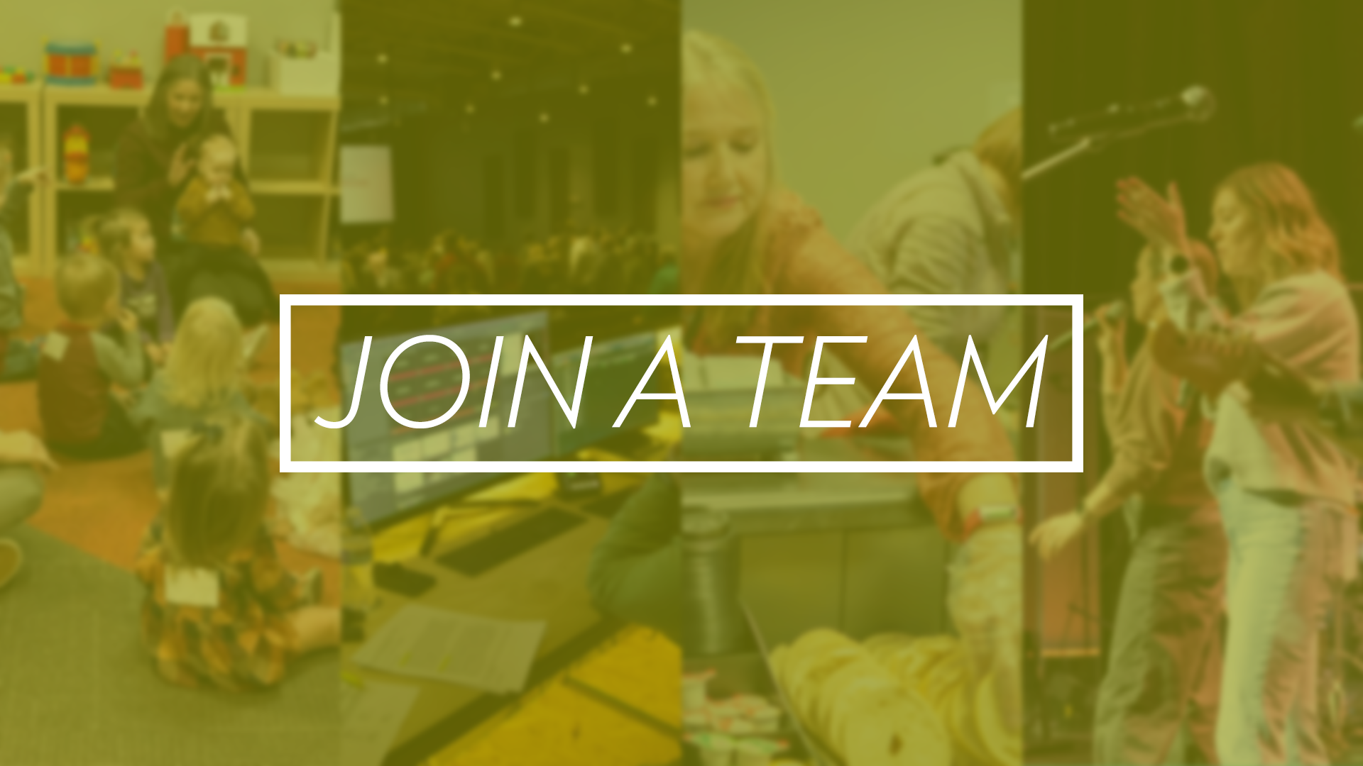 Start serving at Genesis.