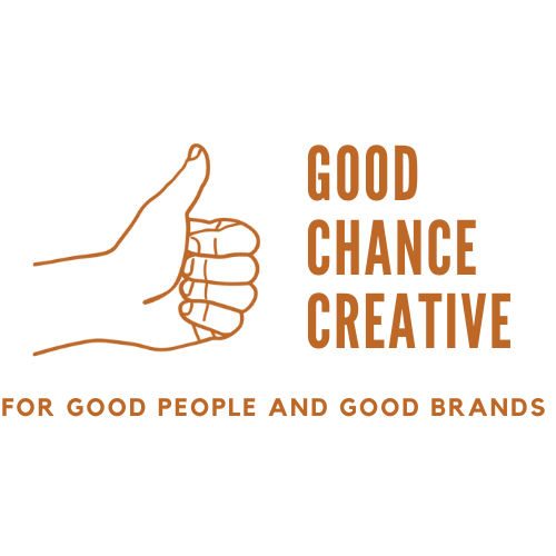 Bellingham Marketing Agency, Good Chance Creative's logo locked up next to their tagline