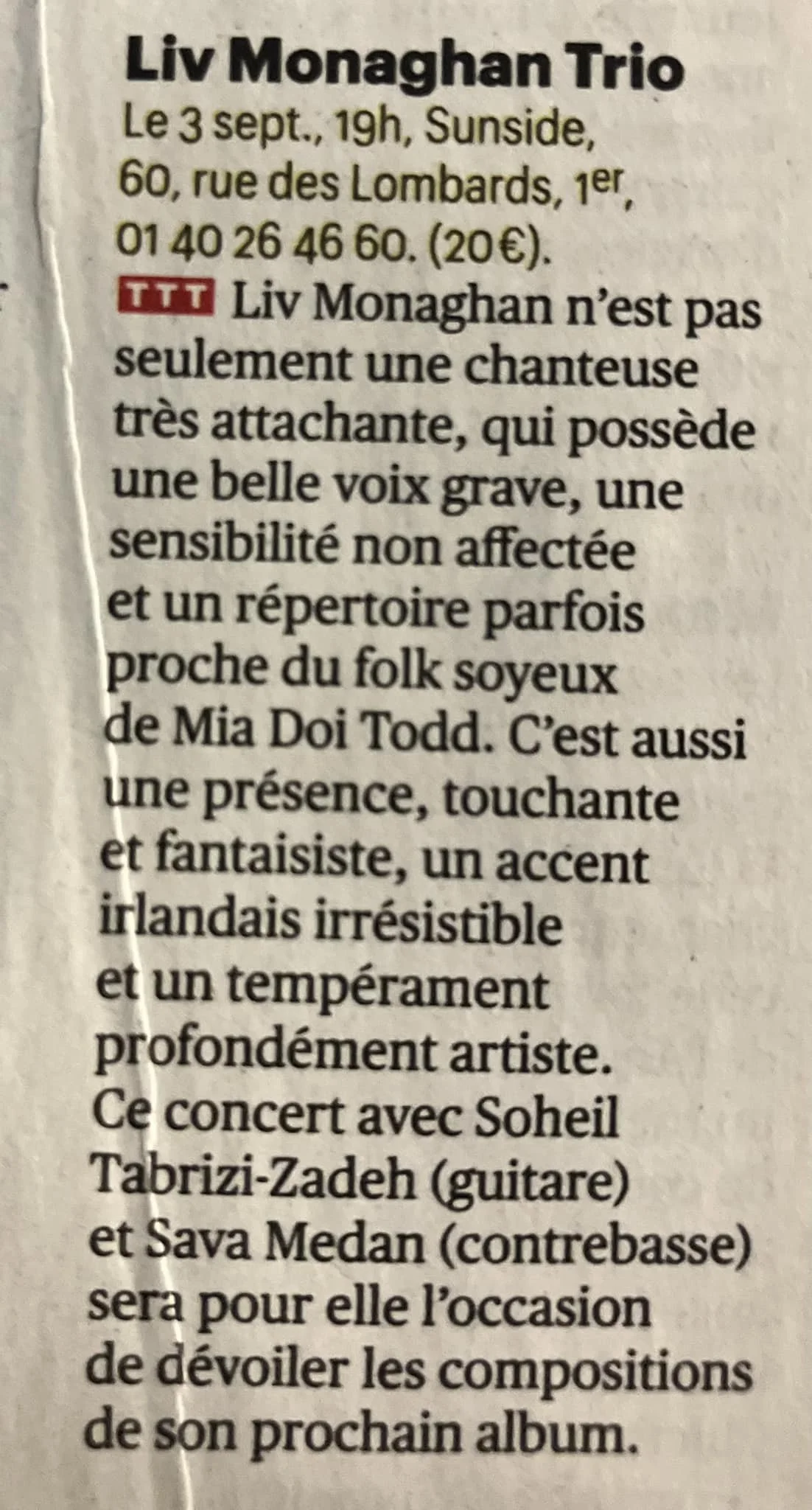 Télérama Septembre 2022