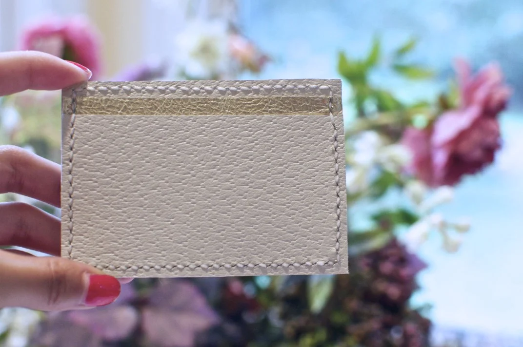 Metallic pig-skin, textured cowhide, nylon |&nbsp;hand-stitched