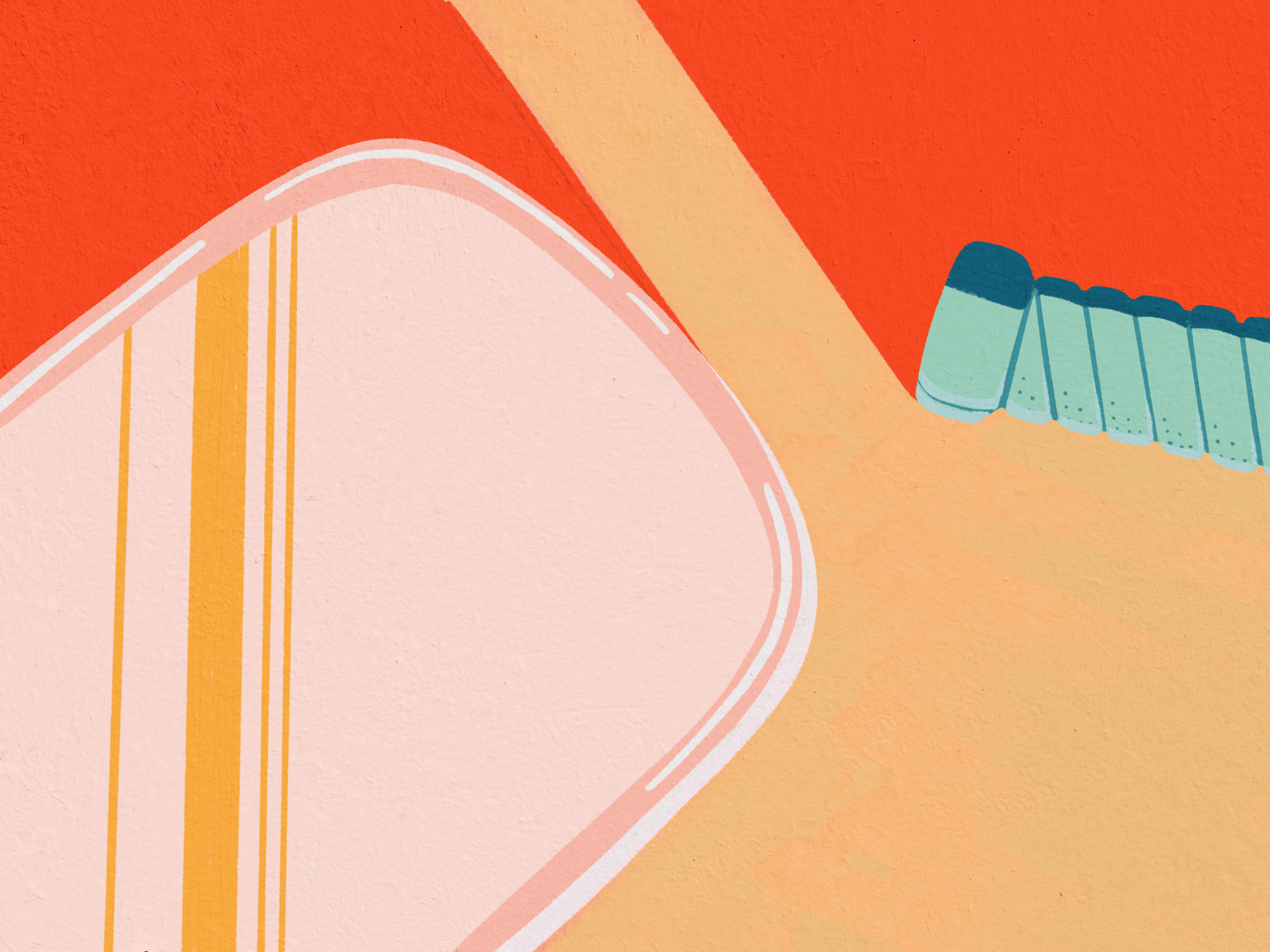 The shape and feel of the paddle