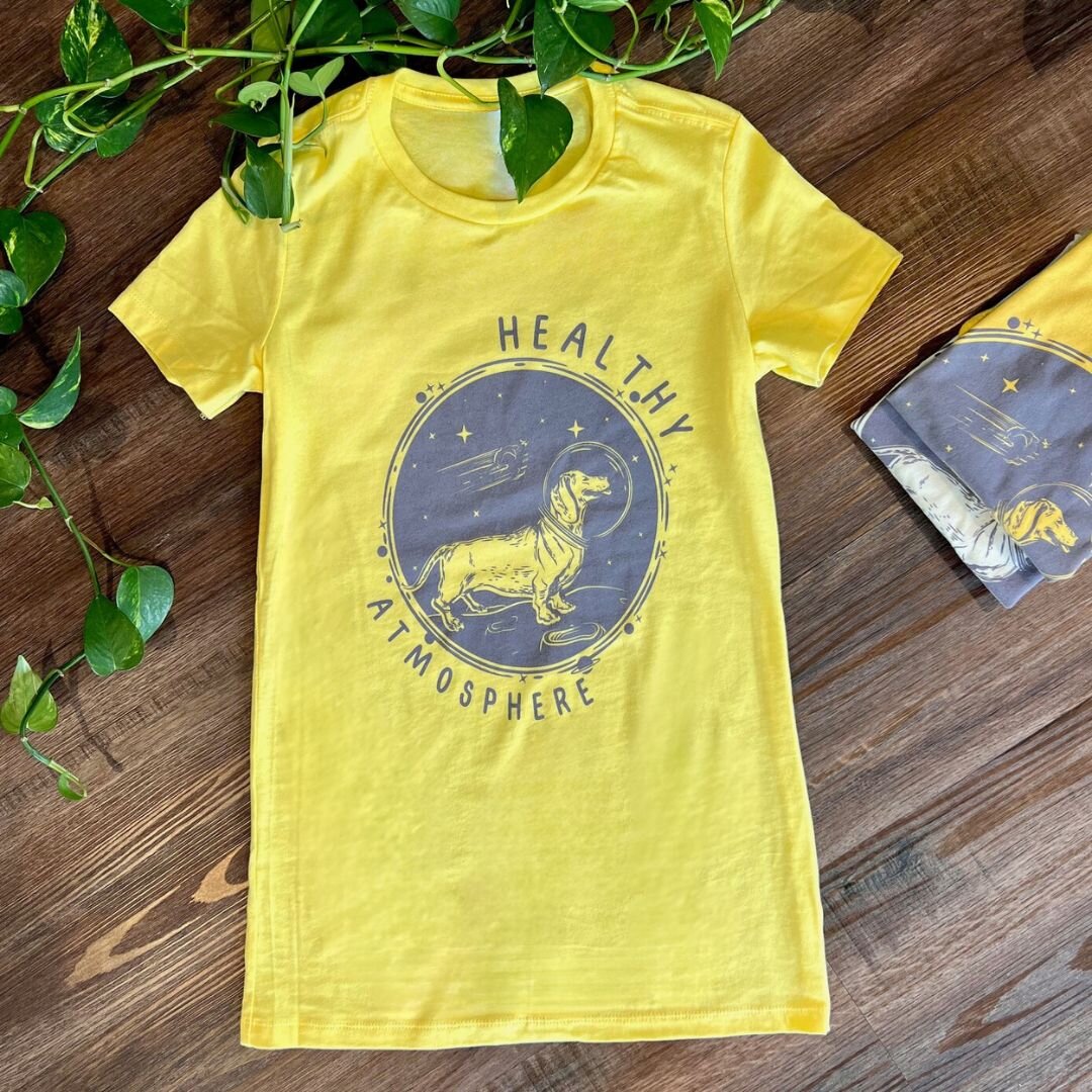 Check out the T-Shirt Healthy Atmosphere in Prop Shop✨

Elevate your style with this lightweight t-shirt featuring a captivating 'healthy atmosphere' graphic on the front and a small CIY logo on the back, thoughtfully placed over the heart-centre. Ma