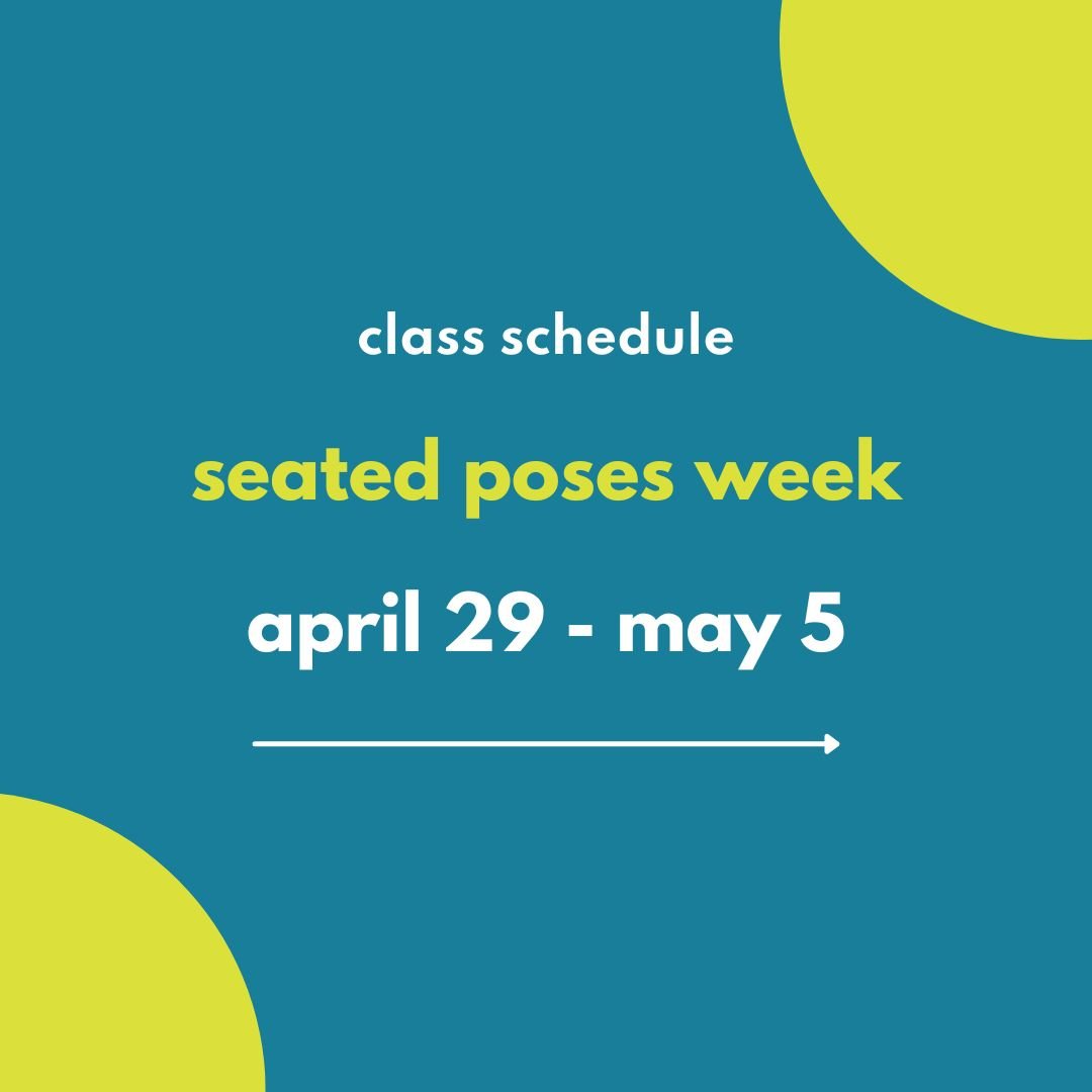 It's Seated Poses Week at CIY✨

Join us in person, live online + demand😃

🔗yogayyc.com/schedule or check out the schedule link in bio.

#iyengaryoga #dailyyoga #calgaryyoga #yogayyc #yycliving #yogalove #bksiyengar #calgaryiyengaryoga #yogalife