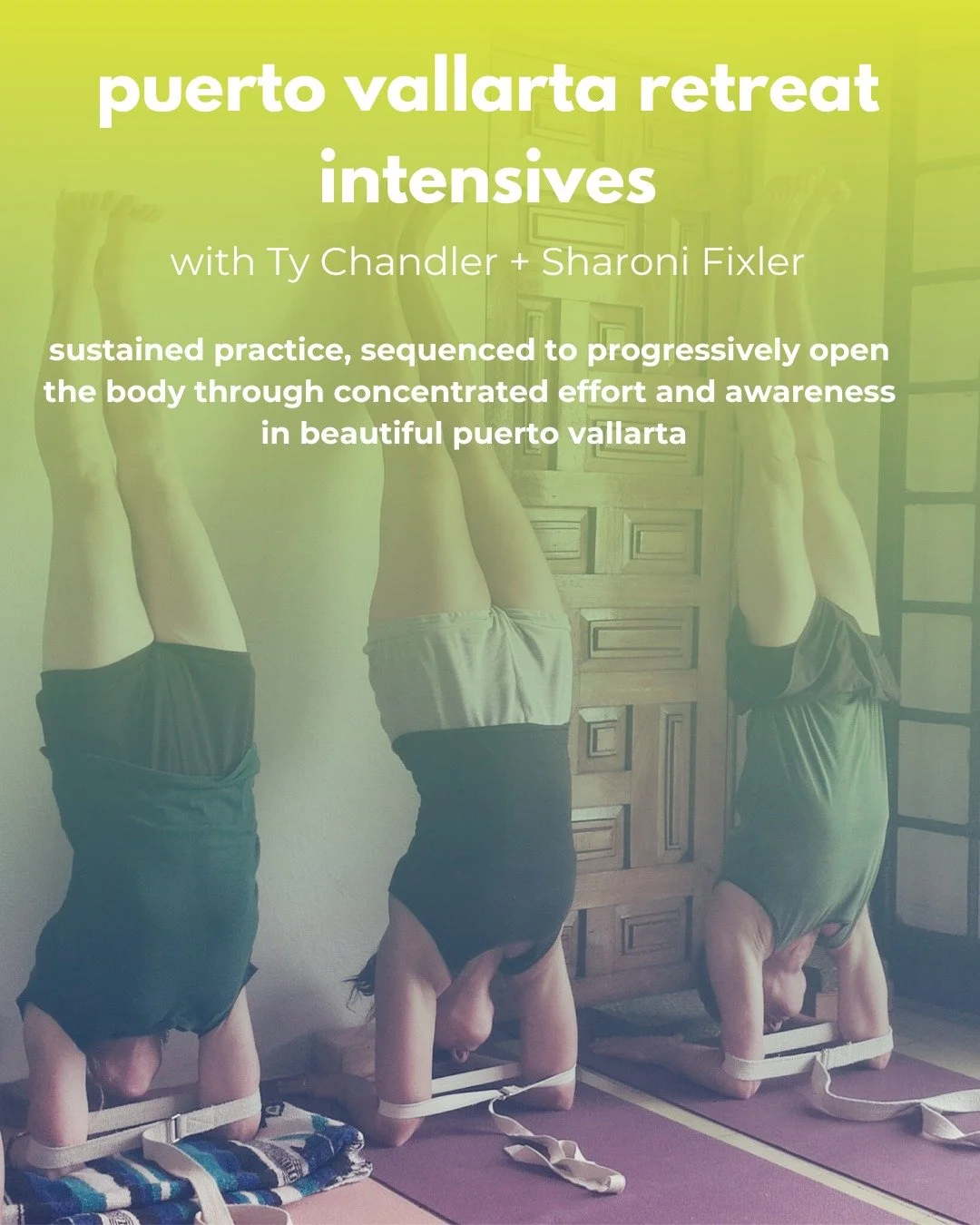 Puerto Vallarta Retreat Intensives with Ty Chandler &amp; Sharoni Fixler✨

🔗 Link in bio to learn more.

🌴🌞 Join us for one or two weeks.
📅 Week 1: Restoration, Recuperation &amp; Foundations
Monday, February 23 - Saturday, February 28
📅 Week 2: