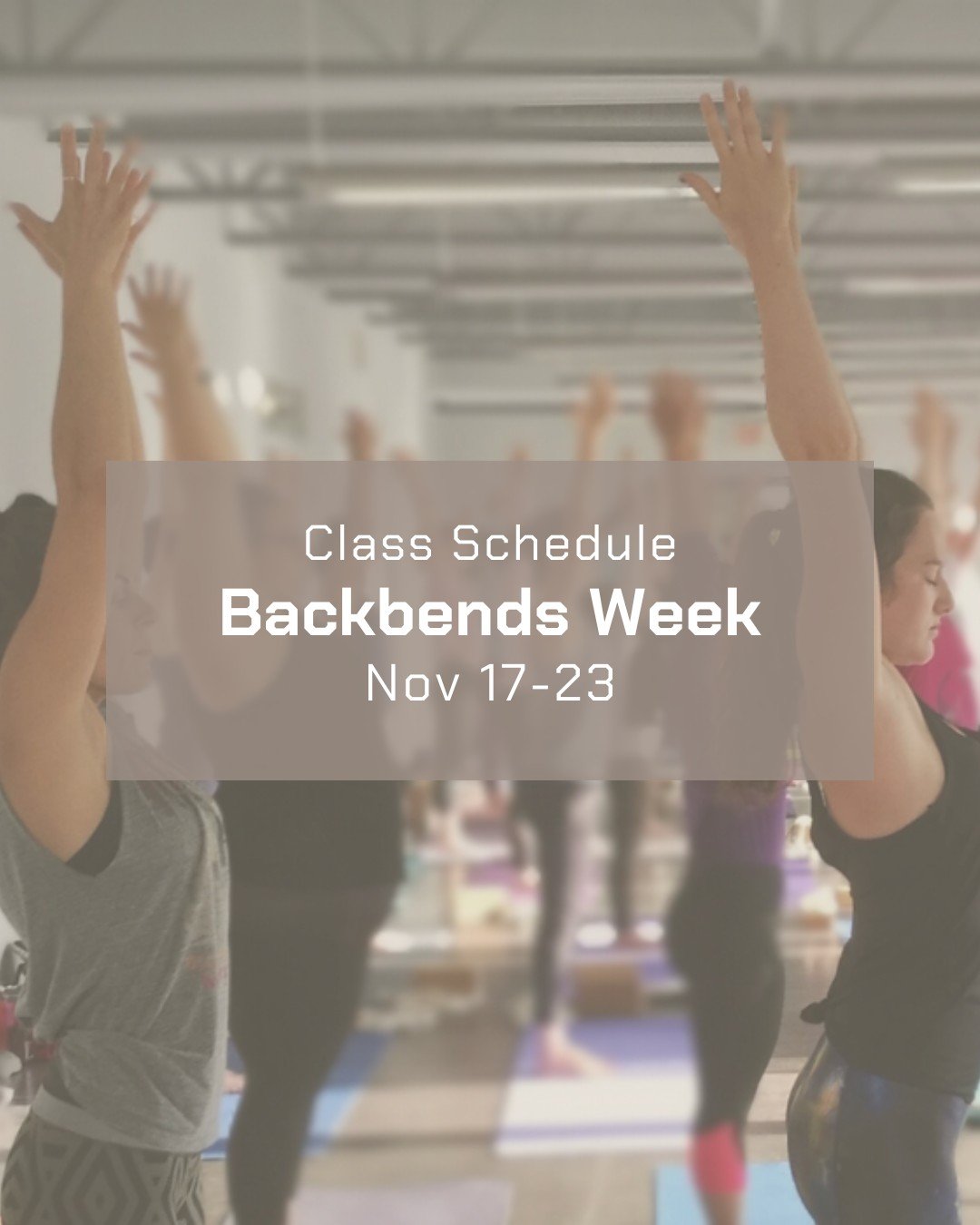 It's Backbends Week✨

Join us in person, live online + on demand😃

🔗yogayyc.com/schedule or check out the schedule link in bio.

#iyengaryoga #dailyyoga #calgaryyoga #yogayyc #yycliving #yogalove #bksiyengar #calgaryiyengaryoga #yogalifestylestudio