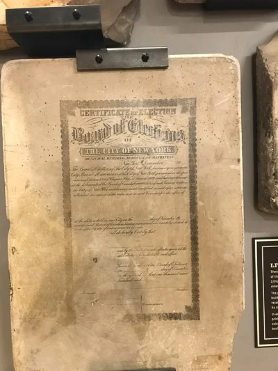 About 20% of the stones in this display are right-reading, like this one.