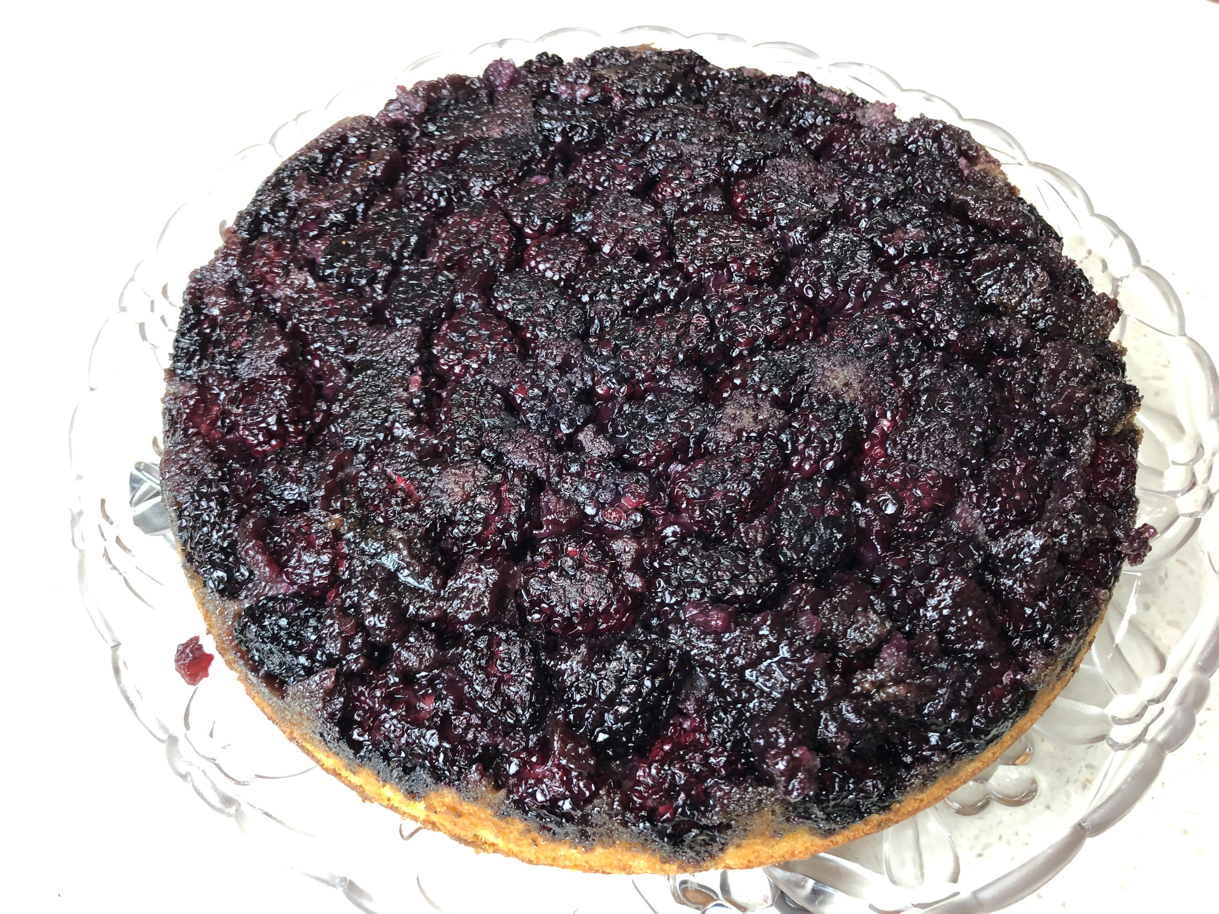 Blackberry Cast Iron Skillet Cake