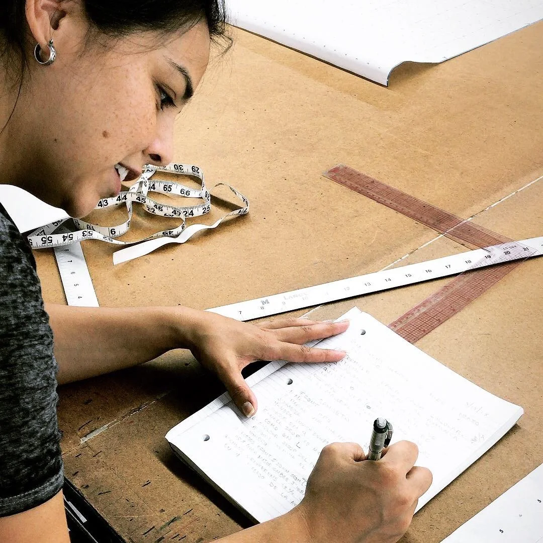 Pattern making for fashion designers workshop hosted by GTLA
