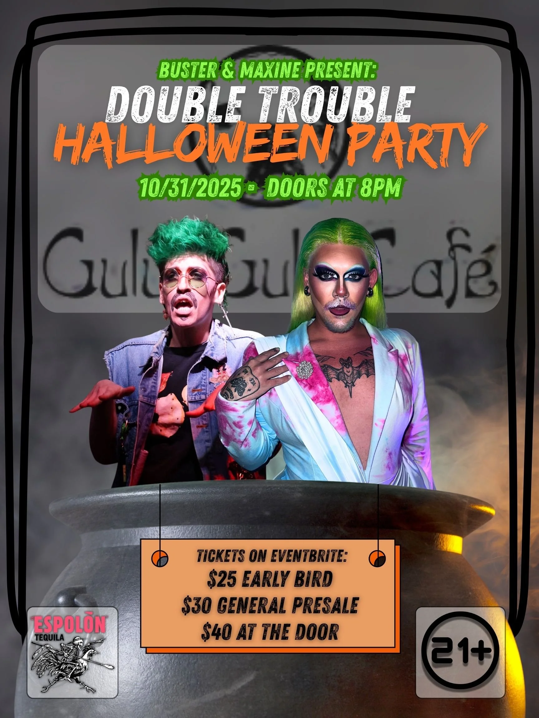 DOUBLE TROUBLE W/ BUSTER PANTS &amp; MAXINE HARRISON