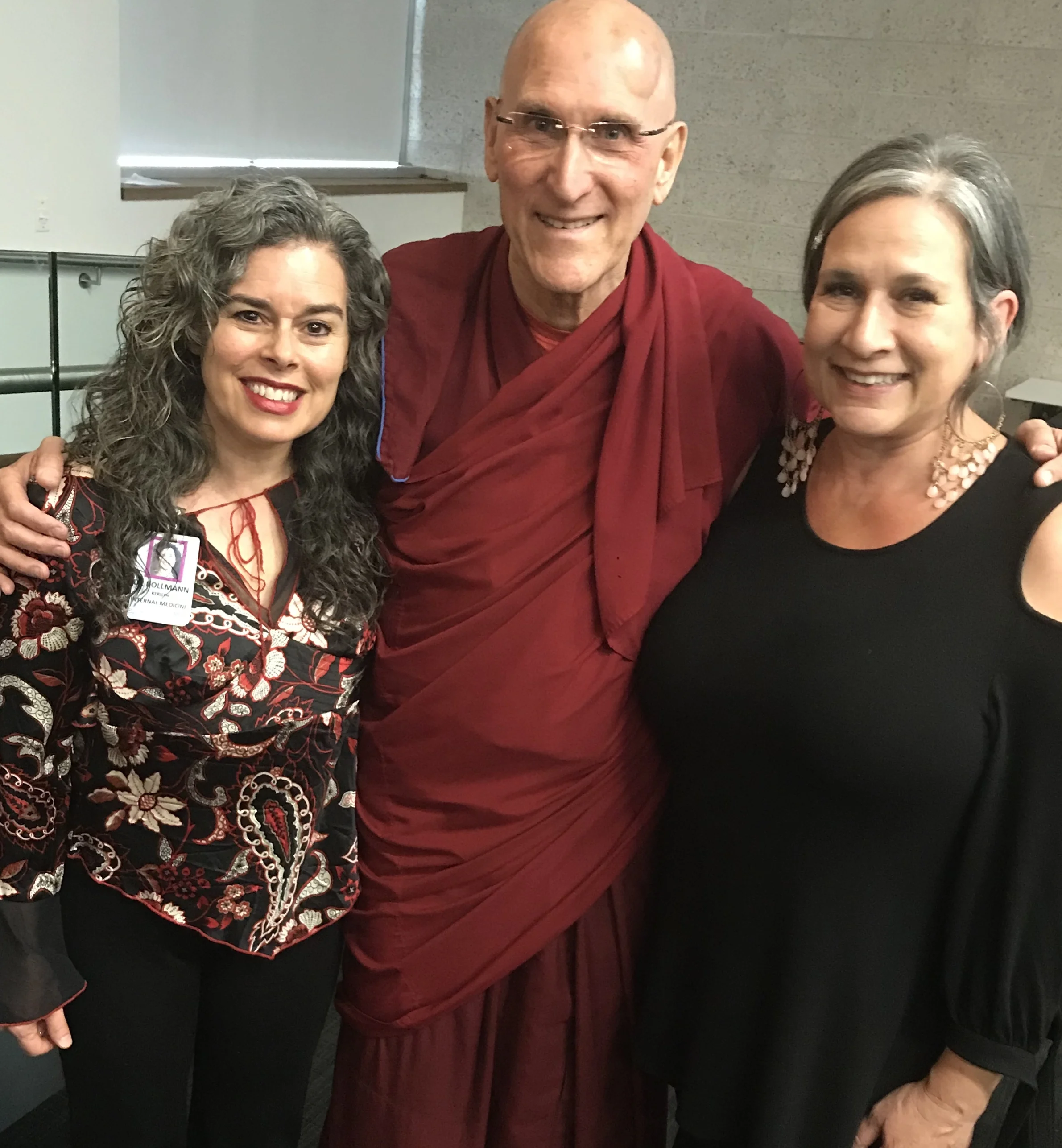 WITH BARRY KERZIN, MD , PHYSICIAN TO THE DALAI LAMA, AND THEA WHITE