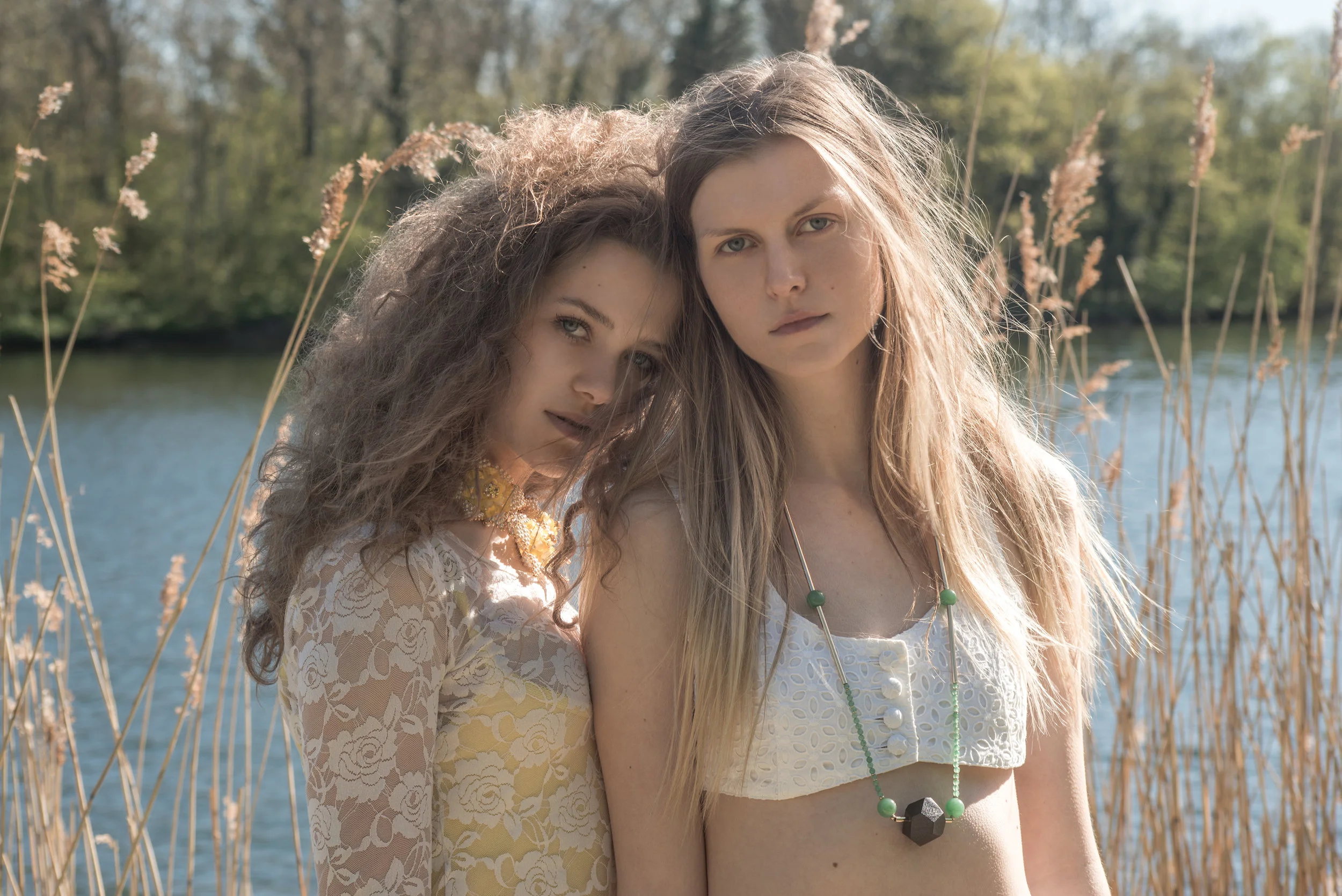 7 / 11 Project with Marine Toux in Copenhagen. Kirstine Arnholt @ Le Management & Amanda Hermansen @ Gossip Models Jewels : Chabaux & Salomé Charly.