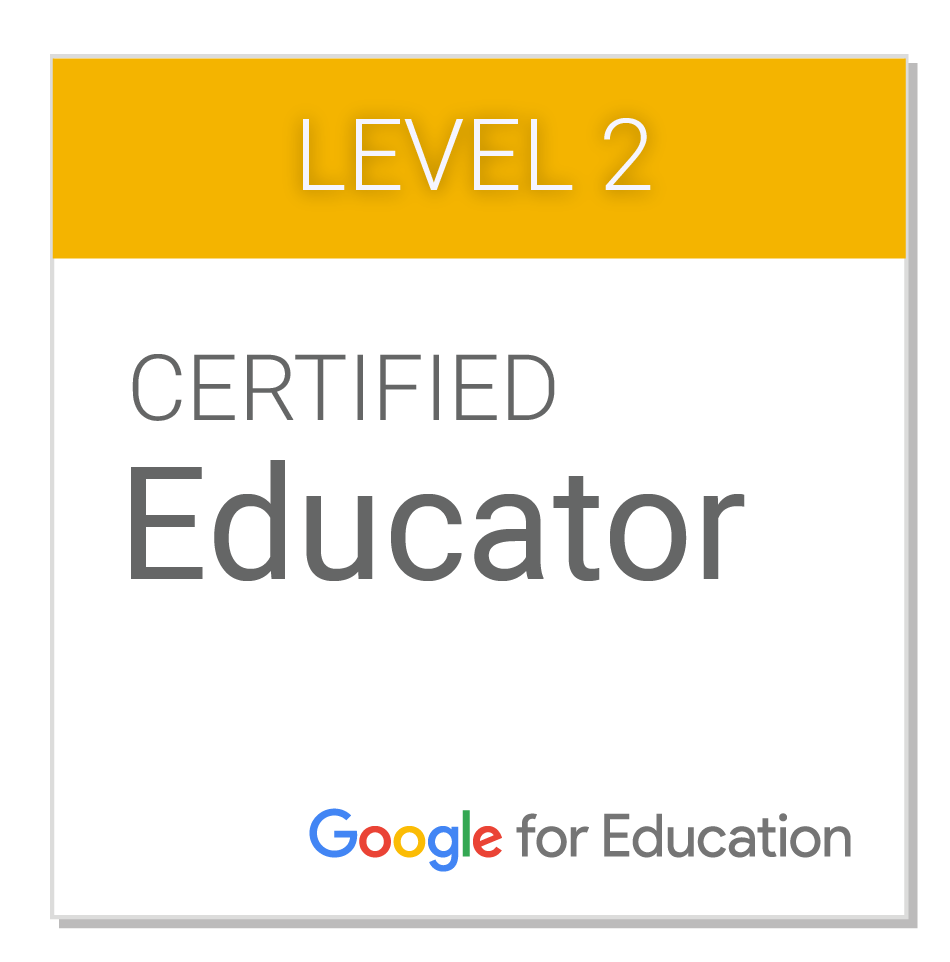 Google Certified Educator - Level 2