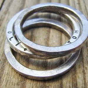 Stamped stacking rings