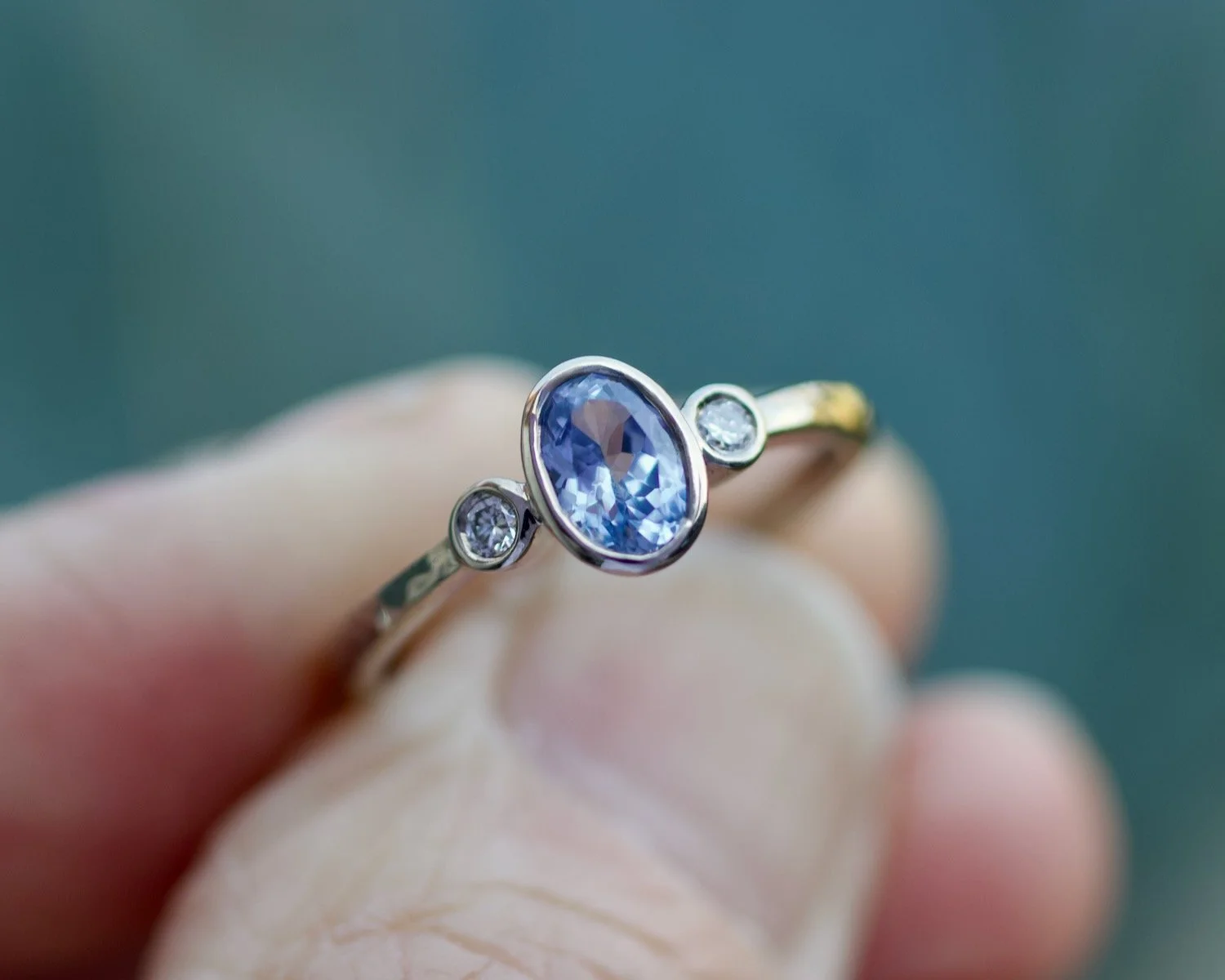 Oval Ethical Sapphire Engagement Ring by Glasswing Jewellery.jpeg