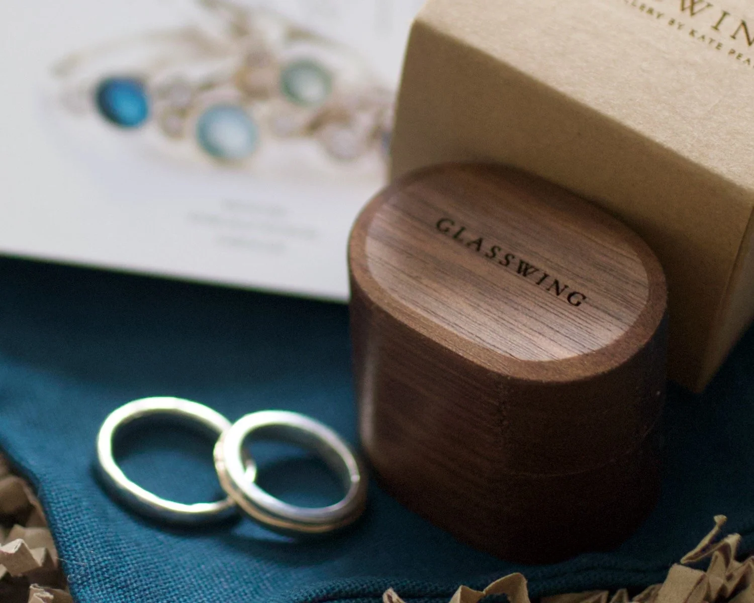 Glasswing Wedding rings and box, Escalls.jpeg