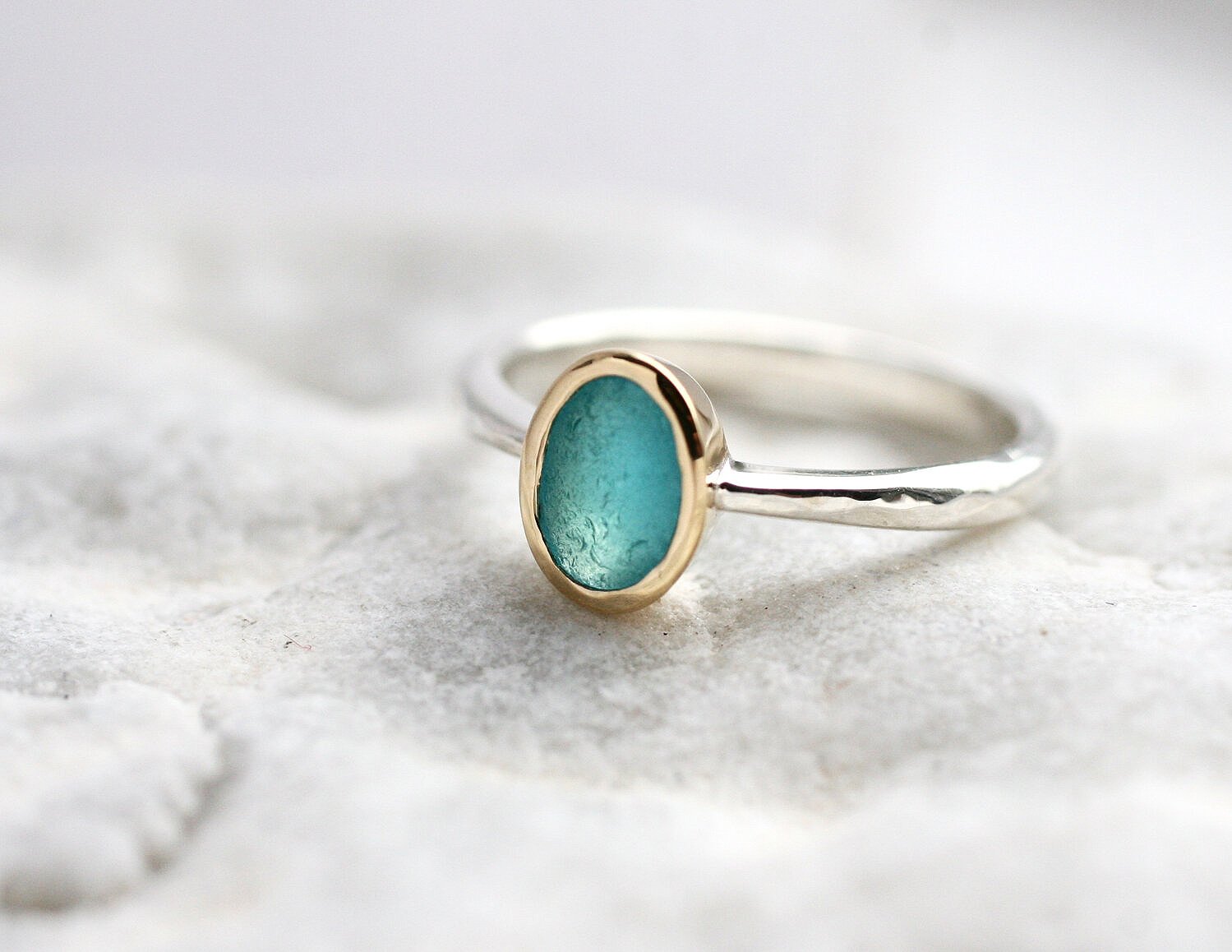 Loryn with Turquoise Sea Glass