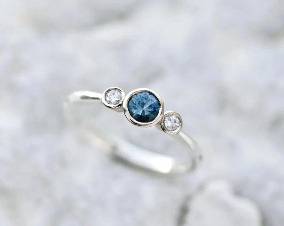 Ethical Sapphire Engagement Ring