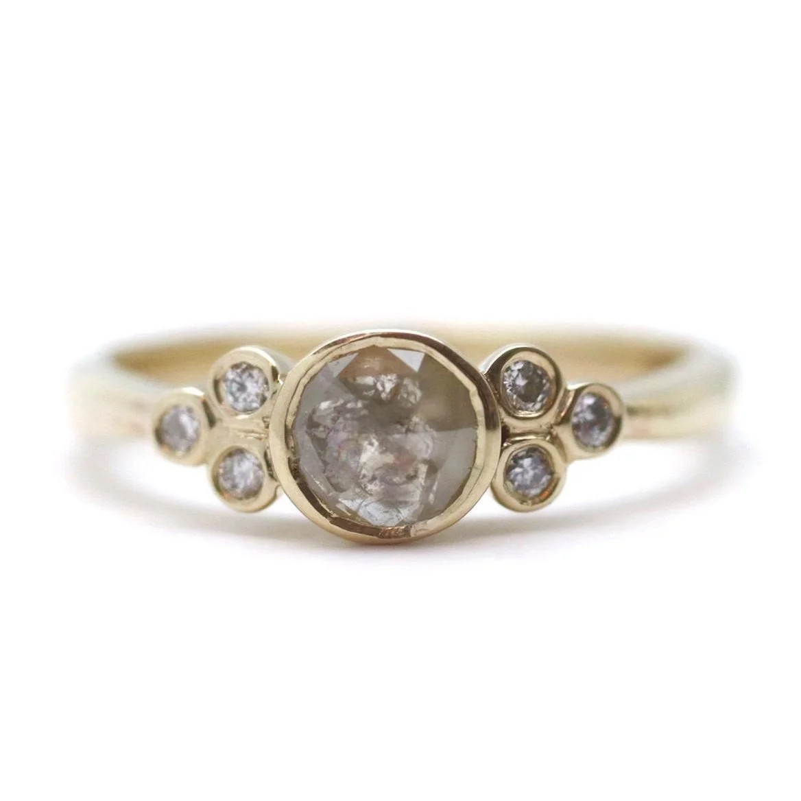 Salt & Pepper Diamond Godreva Ring