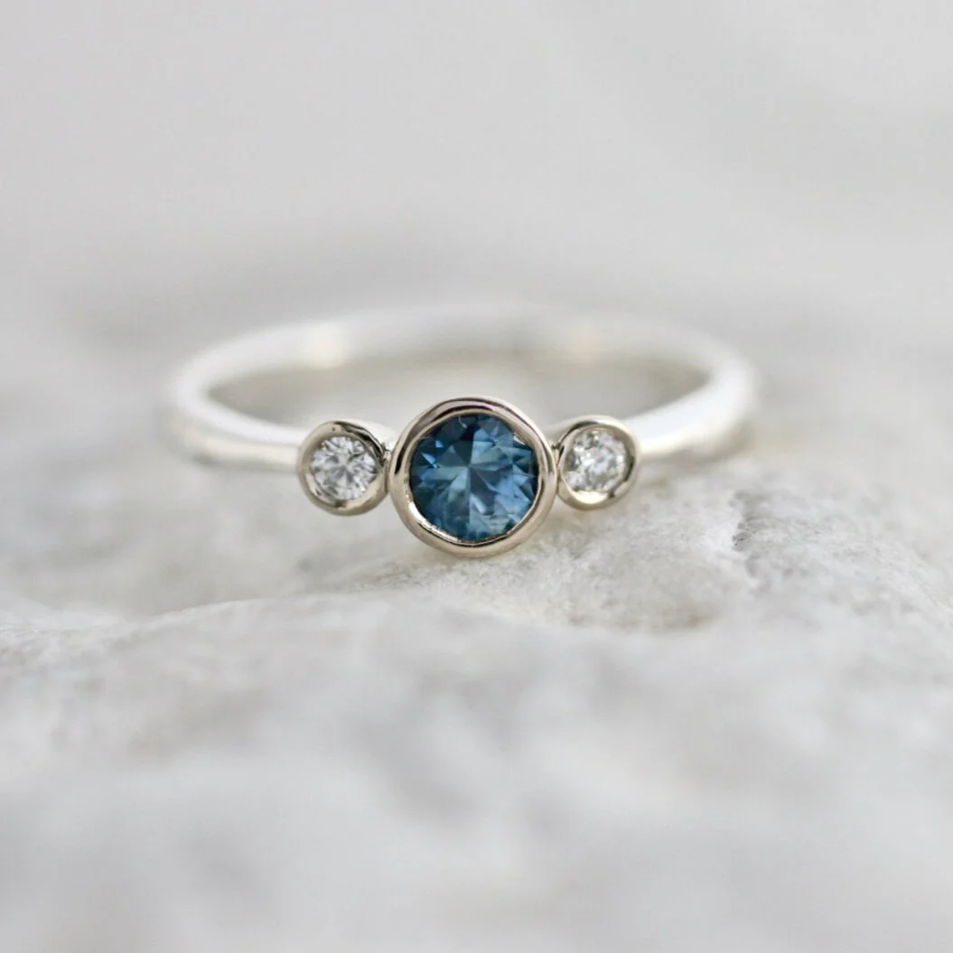 Ethical Sapphire Engagement Ring