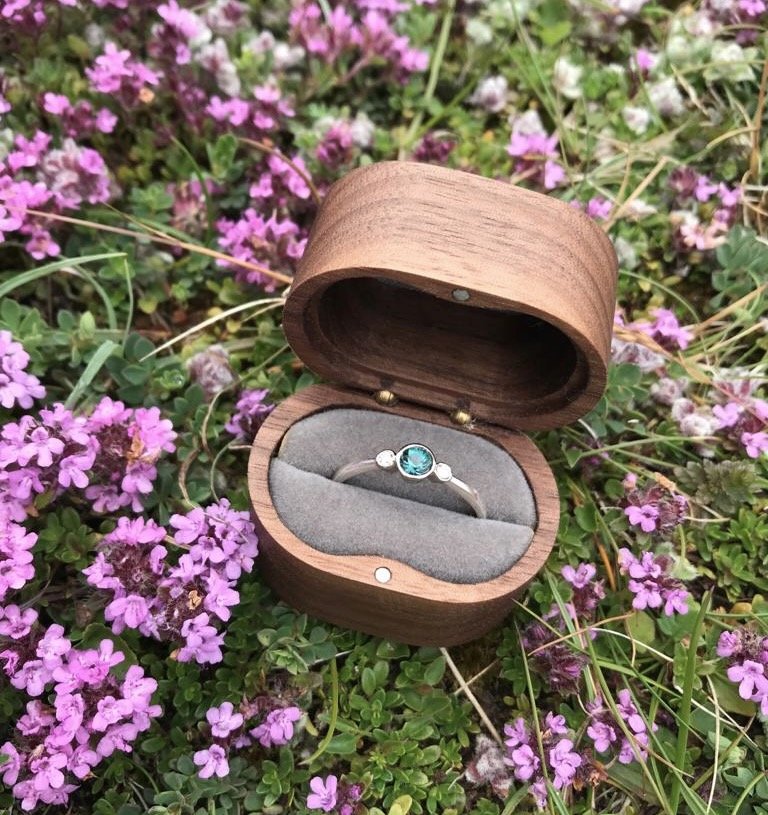 Sapphire ring in wildflowers Simon & Katy.jpeg