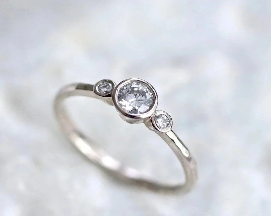 Diamond Triple Ring
