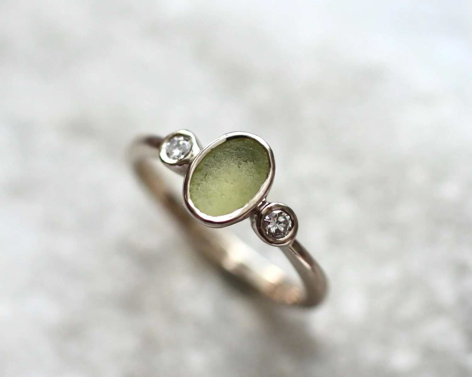 Lori Engagement Ring in 14ct white gold