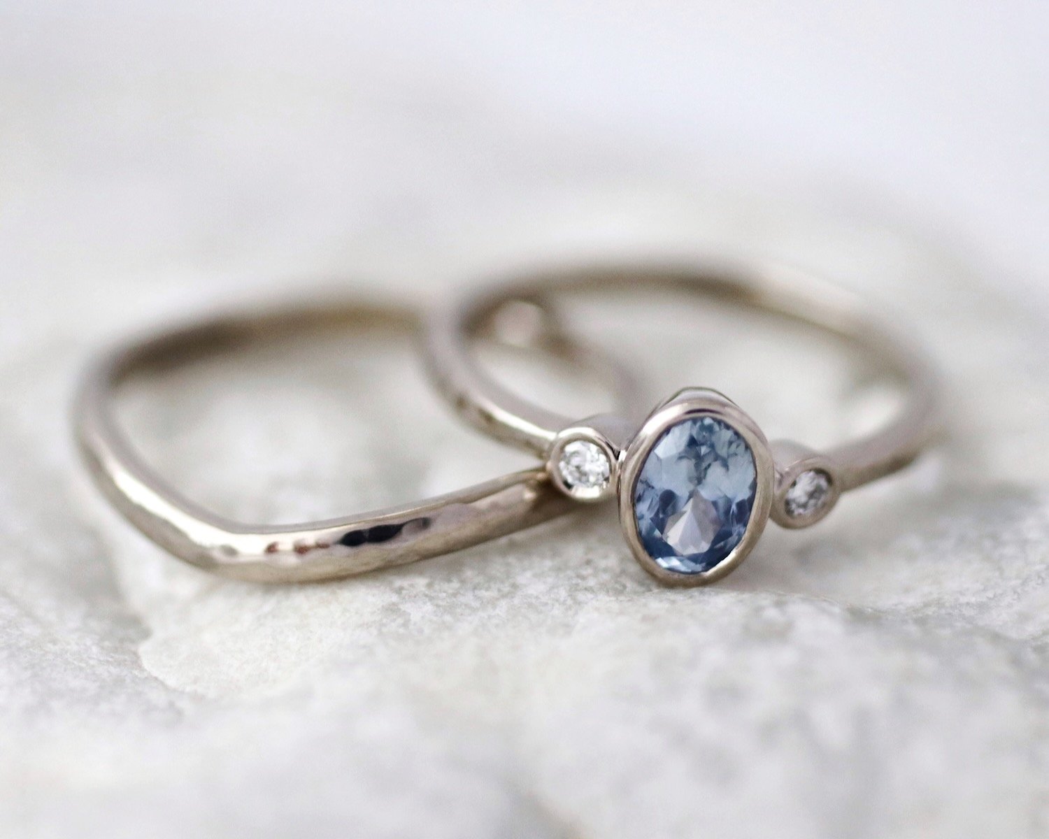 Oval Ethical Sapphire Engagement Ring - Glasswing Jewellery..jpeg