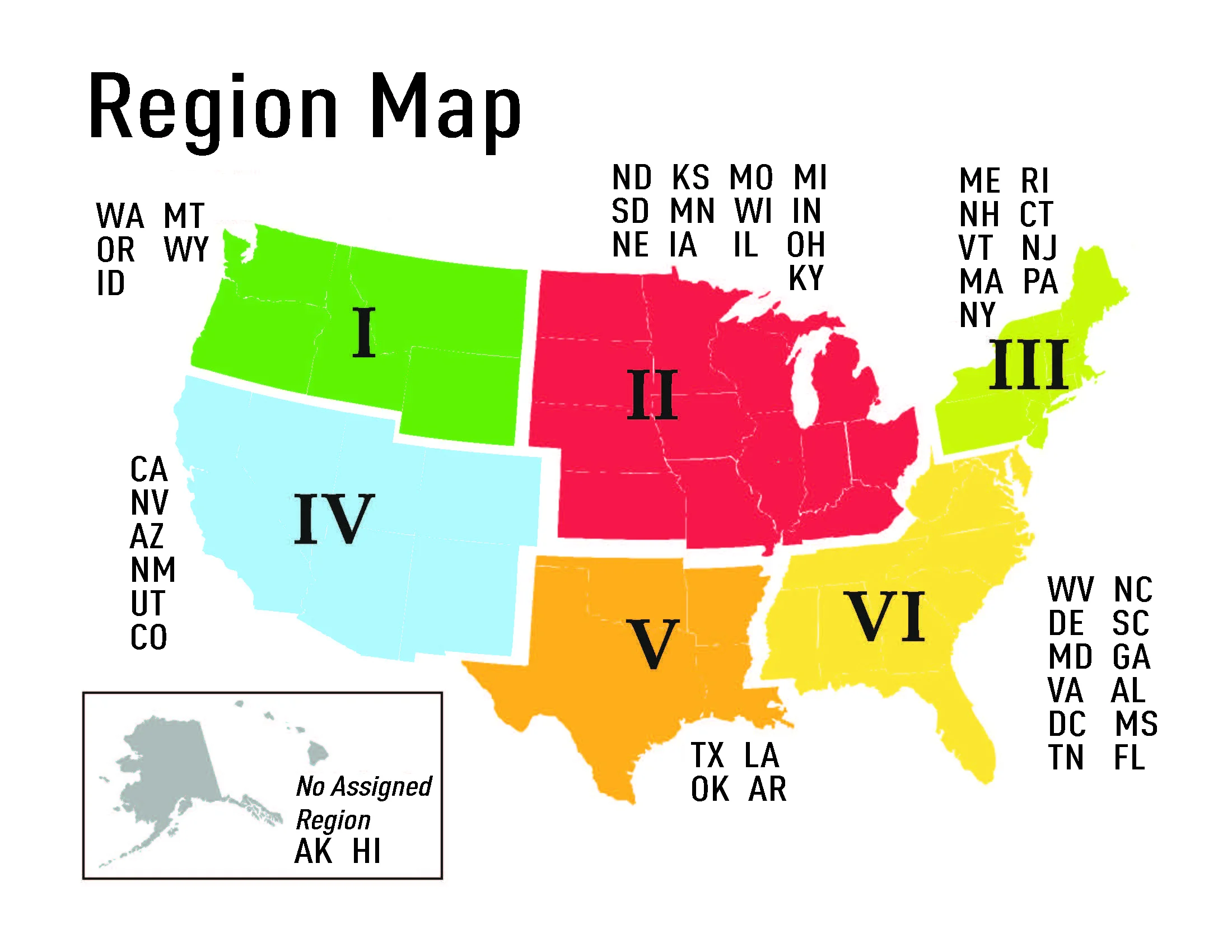 2018-2019 Regional Events Schedule 
