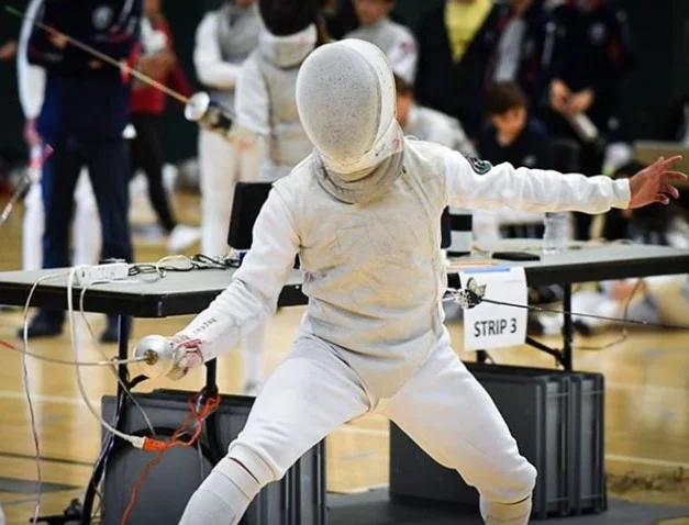 Fencing a foil event at a ROC in 2017