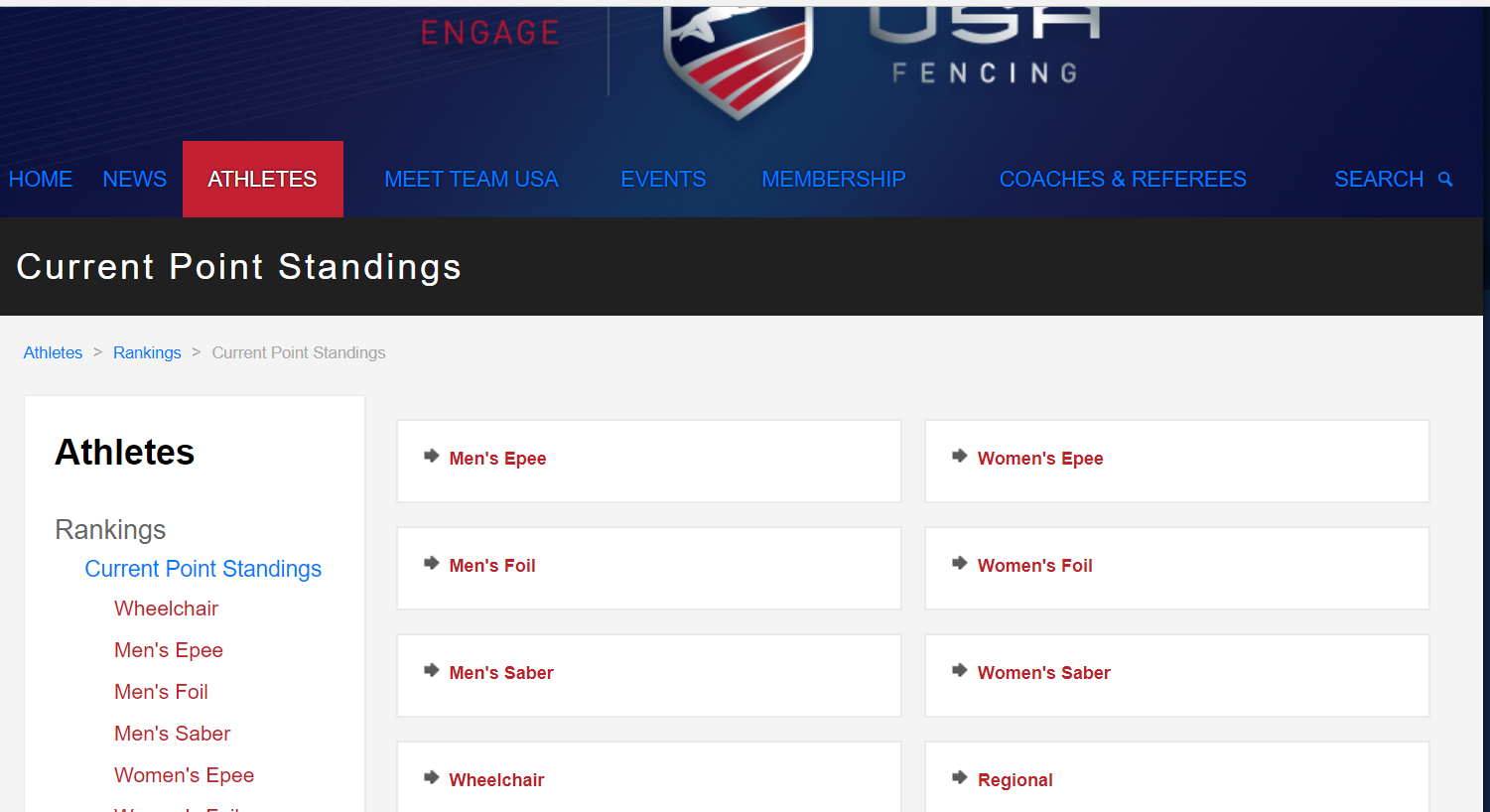 How to earn national points in fencing and rank on US Fencing's National Points List