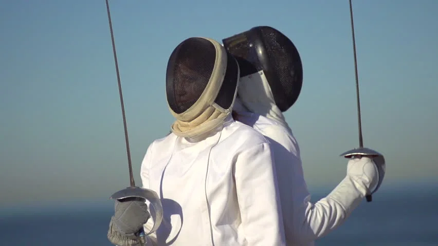 What does respecting your opponent in a fencing bout really mean
