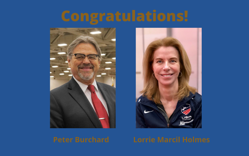 Congratulations to Peter Burchard and Lorrie Marcil Holmes!