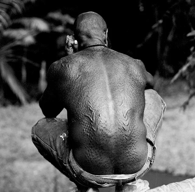 Scarification, Papua New Guinea