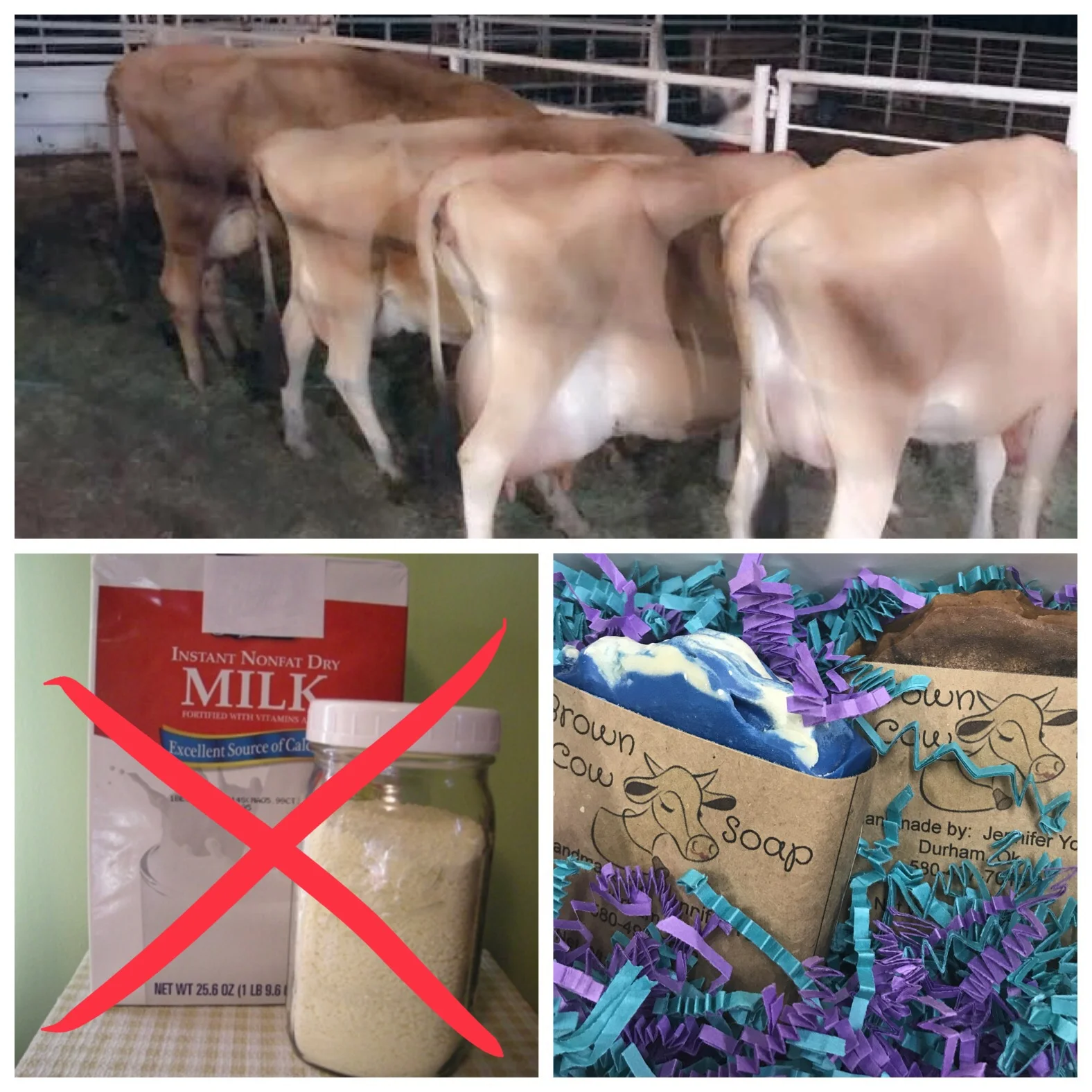 No powdered milk here!