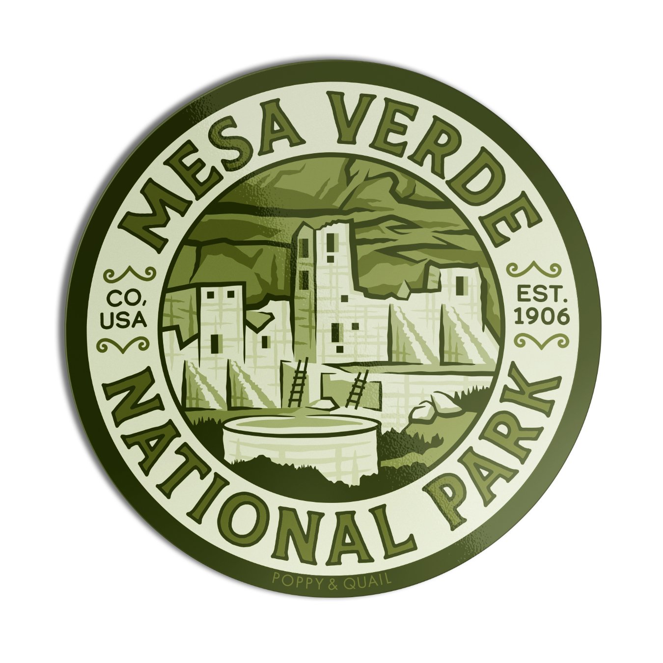 Mesa Verde Emblem Sticker