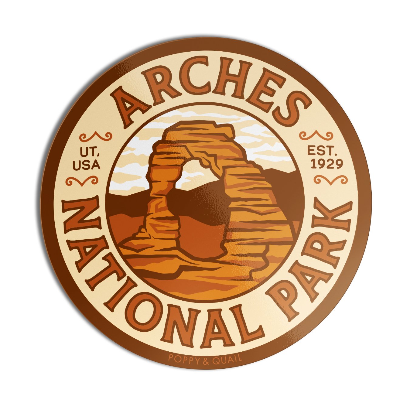 Arches Emblem Sticker