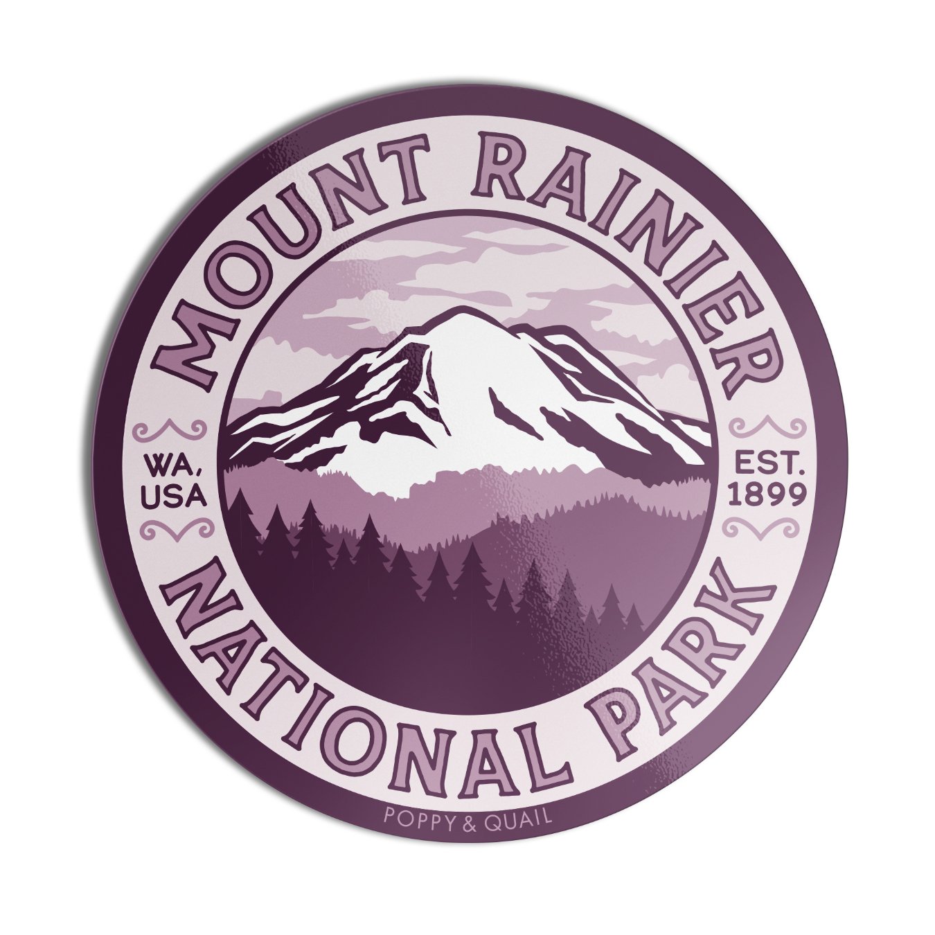 Mount Rainier Emblem Sticker