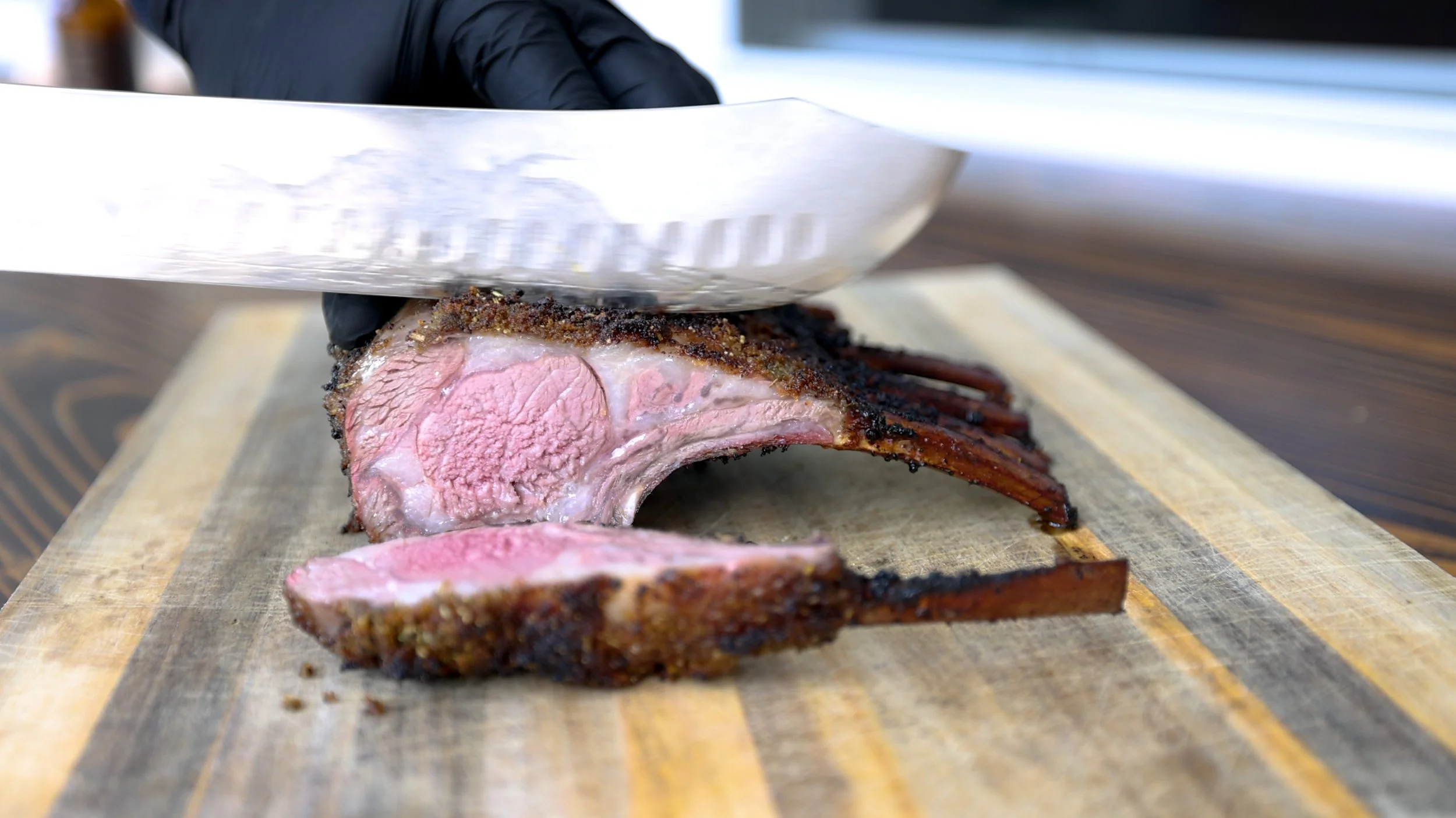 πΏ How to Smoke a Herb-Encrusted Rack of Lamb